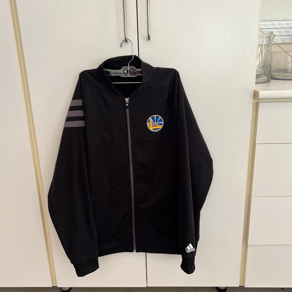Golden State Warriors Adidas Zip -up Jacket- (Men's L)